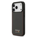 Apple iPhone 17 Pro Kılıf Redbull Orjinal Lisanslı M-safe Şarj Özellikli Karbon Fiber Parlayan Logolu Kevlar Kapak - 1