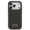 Apple iPhone 17 Pro Kılıf Redbull Orjinal Lisanslı M-safe Şarj Özellikli Karbon Fiber Parlayan Logolu Kevlar Kapak - 2