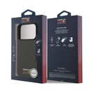Apple iPhone 17 Pro Kılıf Redbull Orjinal Lisanslı M-safe Şarj Özellikli Karbon Fiber Parlayan Logolu Kevlar Kapak - 7
