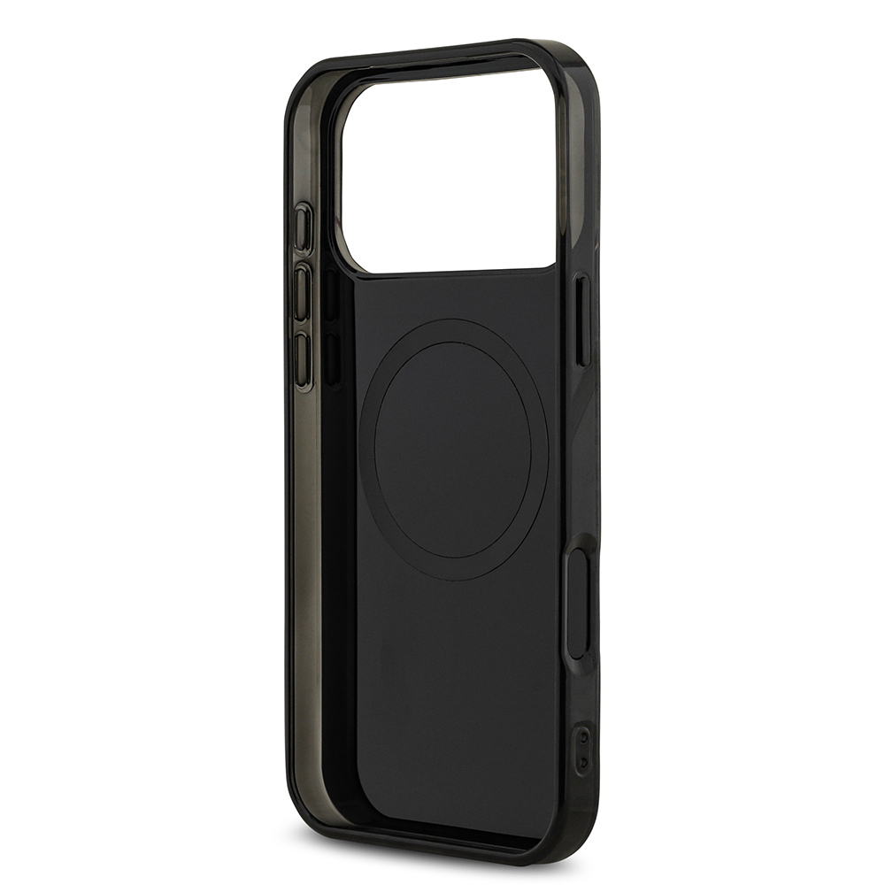 Apple iPhone 17 Pro Max Kılıf AMG Orjinal Lisanslı M-safe Şarj Özellikli Çift Katmanlı Kırmızı Çapraz Çizgili Kapak - 6