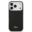 Apple iPhone 17 Pro Kılıf Lacoste Orjinal Lisanslı M-safe Şarj Özellikli PU Pike Desenli Standlı Metal Logolu Kapak - 2