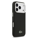 Apple iPhone 17 Pro Kılıf Lacoste Orjinal Lisanslı M-safe Şarj Özellikli PU Pike Desenli Standlı Metal Logolu Kapak - 3