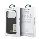 Apple iPhone 17 Pro Kılıf Lacoste Orjinal Lisanslı M-safe Şarj Özellikli PU Pike Desenli Standlı Metal Logolu Kapak - 7