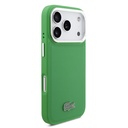 Apple iPhone 17 Pro Uyumlu Kılıf Lacoste Orjinal Lisanslı M-safe Şarj Özellikli PU Pike Desenli Standlı Metal Logolu Kapak - 10
