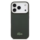 Apple iPhone 17 Pro Uyumlu Kılıf Lacoste Orjinal Lisanslı M-safe Şarj Özellikli PU Pike Desenli Standlı Metal Logolu Kapak - 16