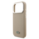 Apple iPhone 17 Pro Uyumlu Kılıf Lacoste Orjinal Lisanslı M-safe Şarj Özellikli PU Pike Desenli Standlı Metal Logolu Kapak - 26