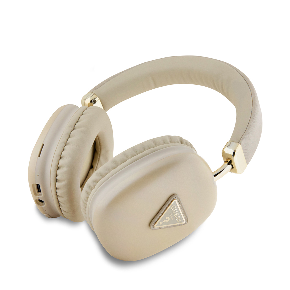 Guess Orjinal Lisanslı PU Üçgen Logolu Kulak Üstü Bluetooth Kulaklık - 7