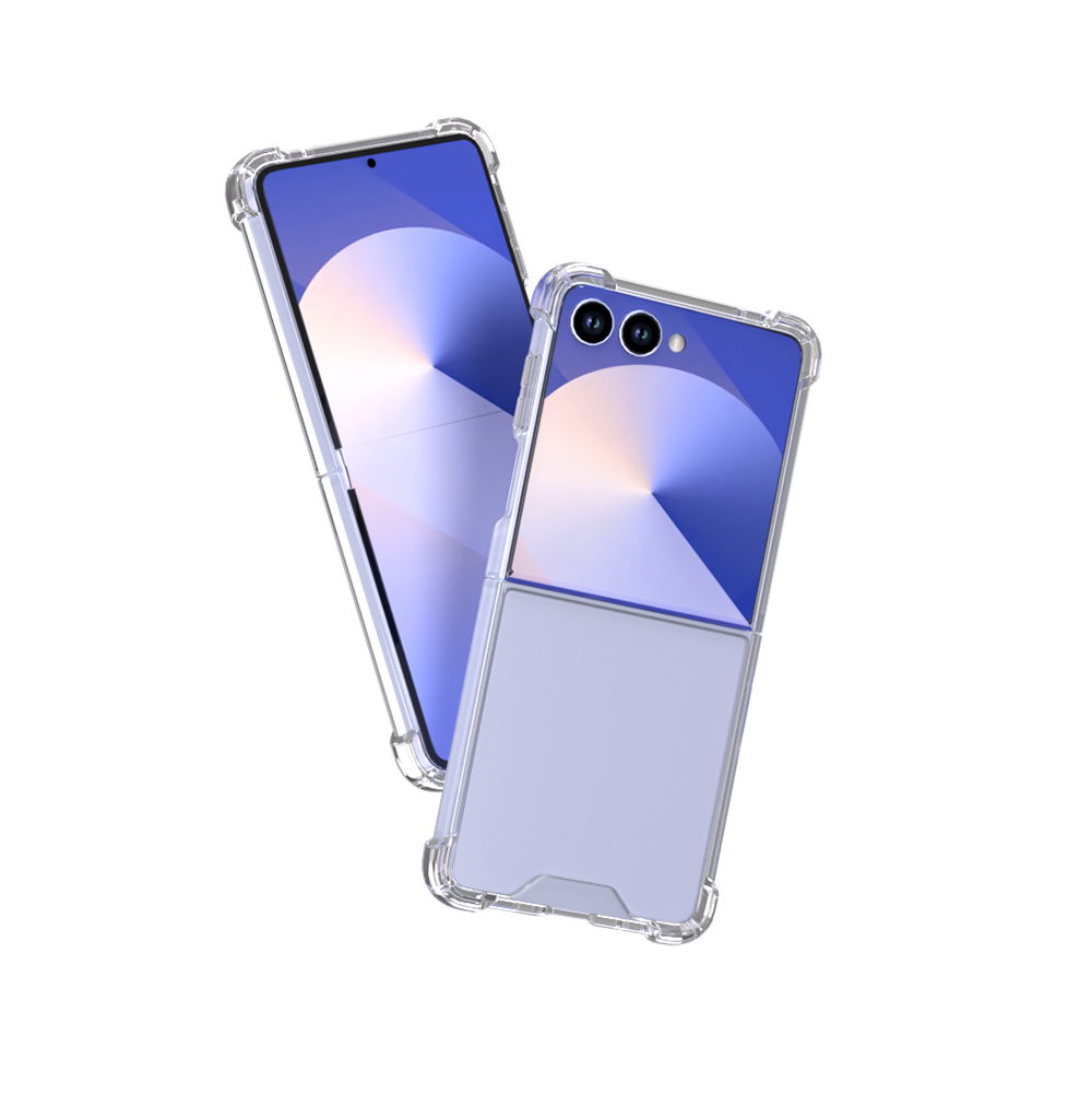Samsung Galaxy Z Flip Uyumlu 7 Kılıf Zore Nitro Anti Shock Silikon - 1