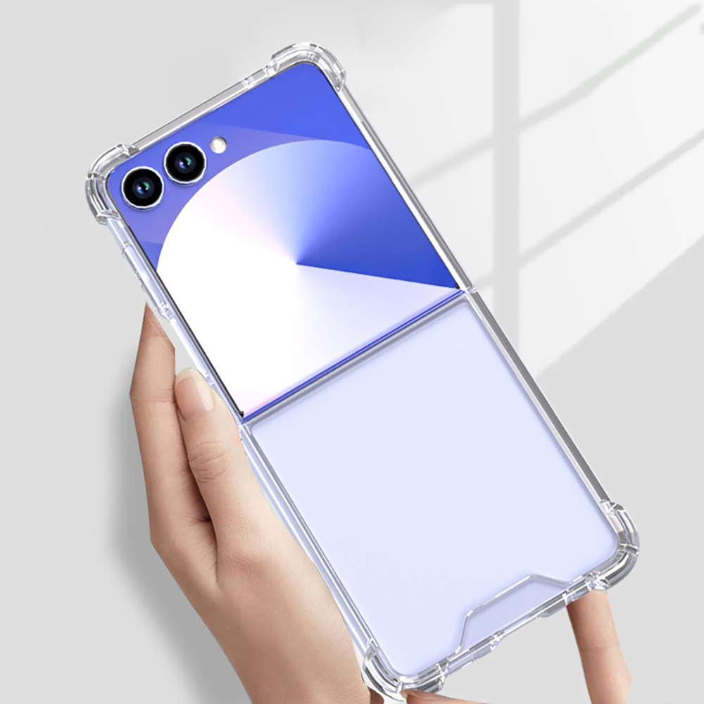 Samsung Galaxy Z Flip Uyumlu 7 Kılıf Zore Nitro Anti Shock Silikon - 5