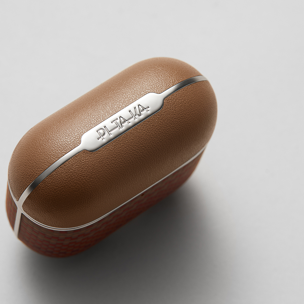 Apple Airpods Pro 2 Uyumlu Kılıf Aramid Fiber Pitaka Tactile Woven Sunset-Moonrise Serisi Sunset Kapak - 19