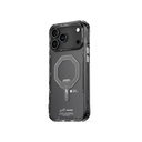 Apple iPhone 17 Pro Uyumlu Kılıf M-safe Şarj Özellikli Şeffaf Airbag Tasarımlı Skinarma Saido Mag-Charge Kapak - 3