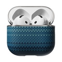 Apple Airpods 4 Uyumlu Kılıf Aramid Fiber Pitaka Tactile Woven Sunset-Moonrise Serisi Sunset Kapak - 13