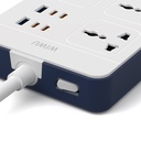 Wiwu Wi-S006 20W GaN Tech Power Strip 11 in 1 Çoklu Priz - 3