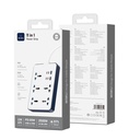 Wiwu Wi-S006 20W GaN Tech Power Strip 11 in 1 Çoklu Priz - 4