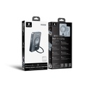 Lenyes PW1010D PD 20W Dijital LED Göstergeli Akıllı Saat Kablosuz Şarj Özellikli Standlı Wireless Powerbank 15W 10000mAh - 6