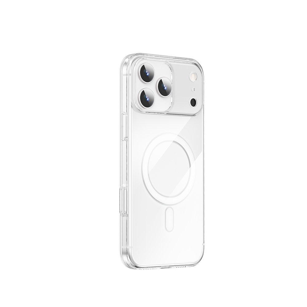 Apple iPhone 17 Pro Max Kılıf M-safe Şarj Özellikli Wiwu YXK-207 Invisible Pro Sert PC Kapak - 1