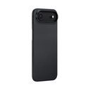 Apple iPhone 17 Air Kılıf M-safe Şarj Özellikli 1500D Aramid Fiber Pitaka Ultra-Slim Classic Serisi Black-Grey Twill Kapak - 1