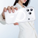 Apple iPhone 17 Air Kılıf M-safe Şarj Özellikli Benks ​​​​​​Crystal Serisi Şeffaf Kapak - 8