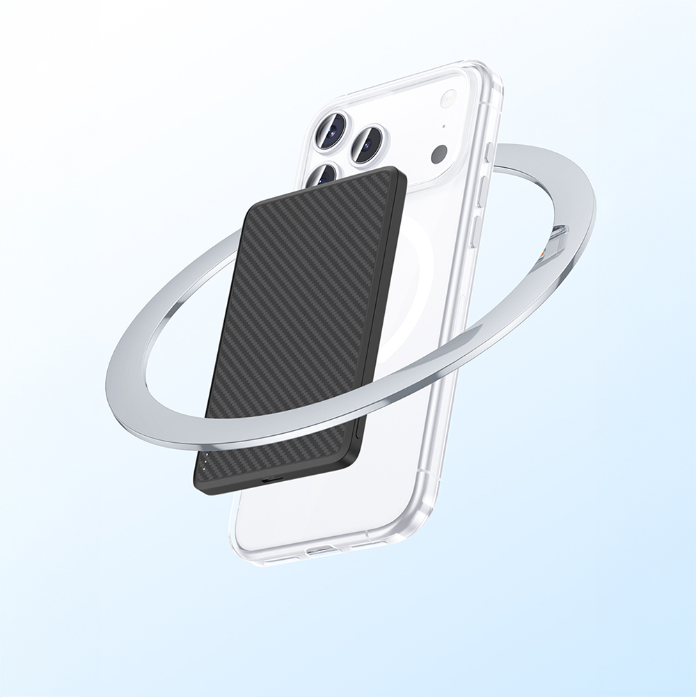 Apple iPhone 17 Pro Kılıf M-safe Şarj Özellikli Benks ​​​​​​Crystal Serisi Şeffaf Kapak - 9