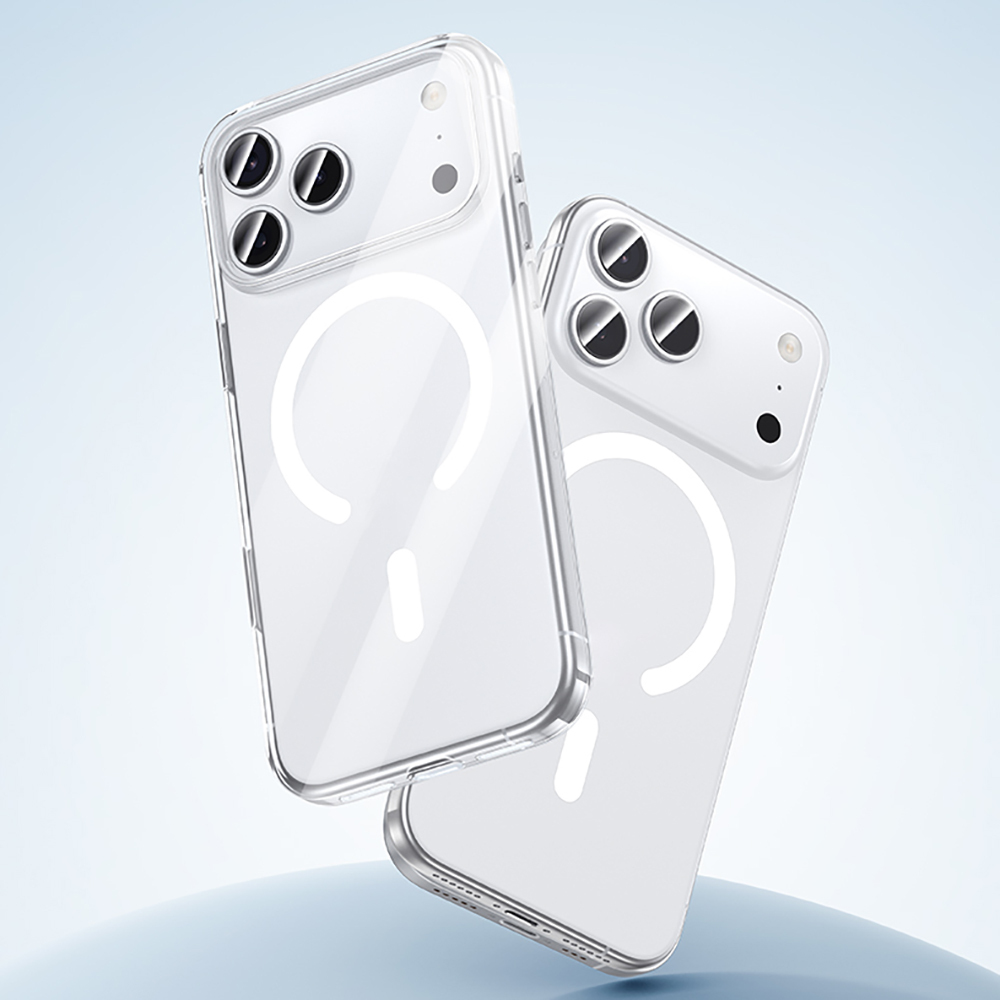 Apple iPhone 17 Pro Max Kılıf M-safe Şarj Özellikli Benks ​​​​​​Crystal Serisi Şeffaf Kapak - 4