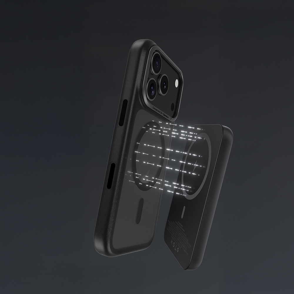 Apple iPhone 17 Pro Max Kılıf M-safe Şarj Özellikli Benks Mist Protective Kapak - 7