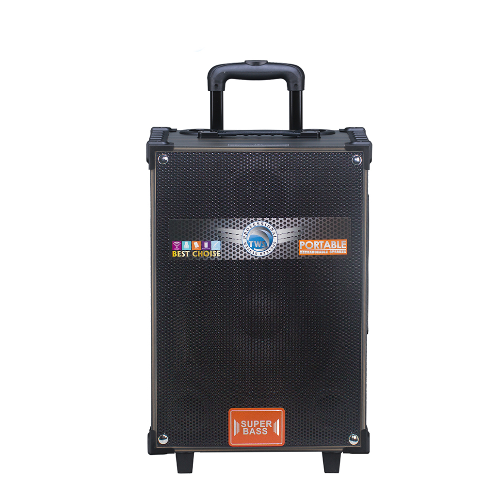 Zore LT-912 Dijital LED Göstergeli FM Radyolu Mikrofonlu Gitar Girişli TWS 12 inç Stereo Bass Kablosuz Karaoke Hoparlör - 1