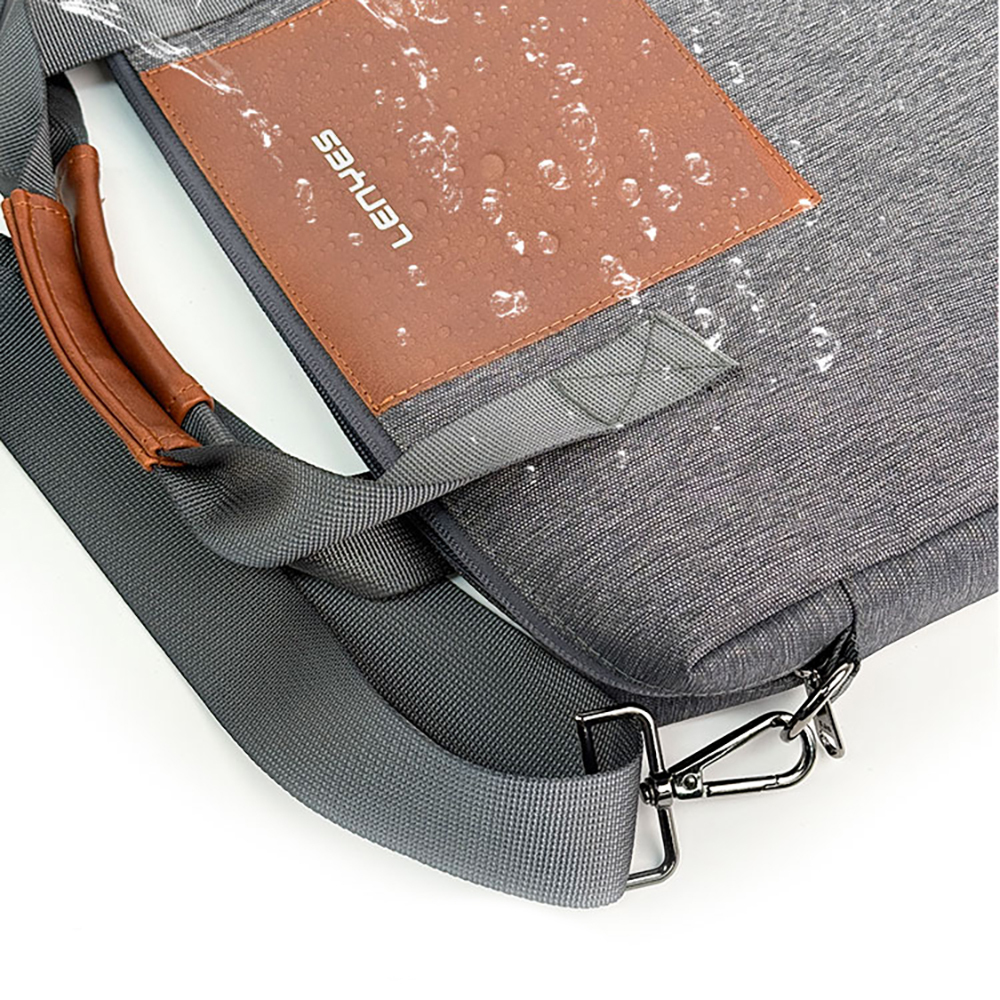 Lenyes LB544 Rambler Serisi Polyester Kumaş 15-16 inç Su Geçirmez Laptop Çantası - 4
