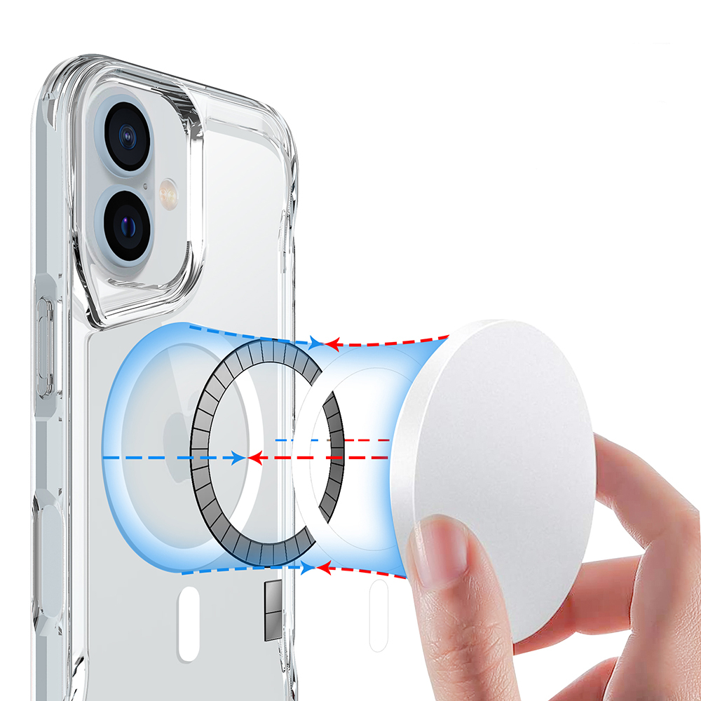 Apple iPhone 17 Kılıf Zore M-safe Şarj Özellikli T-Max M-safe Kapak - 7