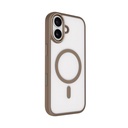 Apple iPhone 17 Kılıf Wireless Şarj Özellikli Zore Krom M-safe Silikon Kapak - 5