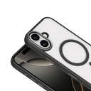 Apple iPhone 17 Kılıf Wireless Şarj Özellikli Zore Krom M-safe Silikon Kapak - 6