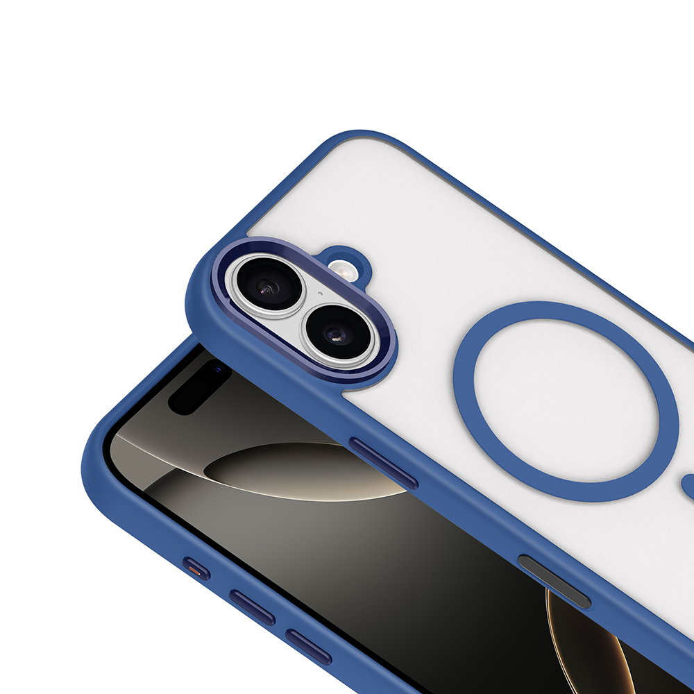 Apple iPhone 17 Kılıf Wireless Şarj Özellikli Zore Krom M-safe Silikon Kapak - 7