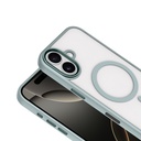 Apple iPhone 17 Kılıf Wireless Şarj Özellikli Zore Krom M-safe Silikon Kapak - 9