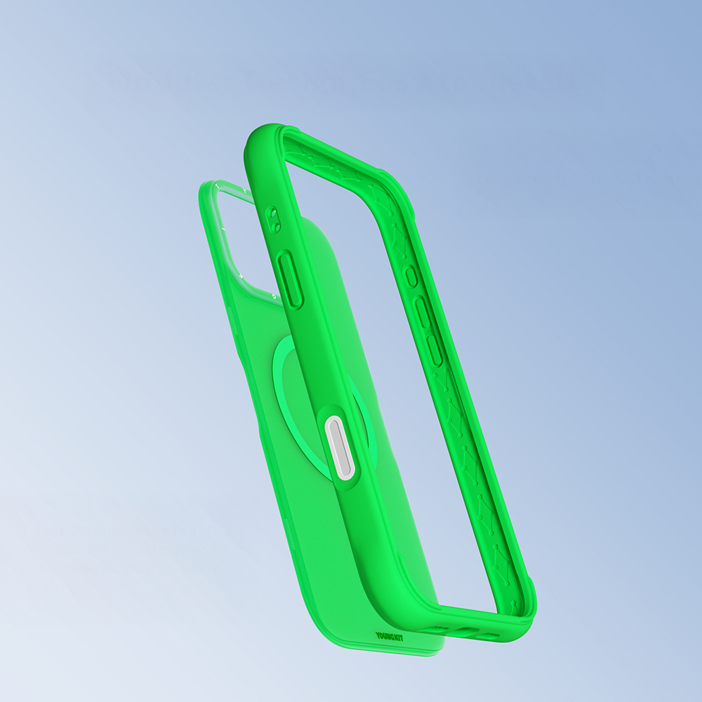 Apple iPhone 16 Pro Uyumlu Kılıf M-safe Şarj Özellikli Youngkit Macaroon Serisi Kapak - 27