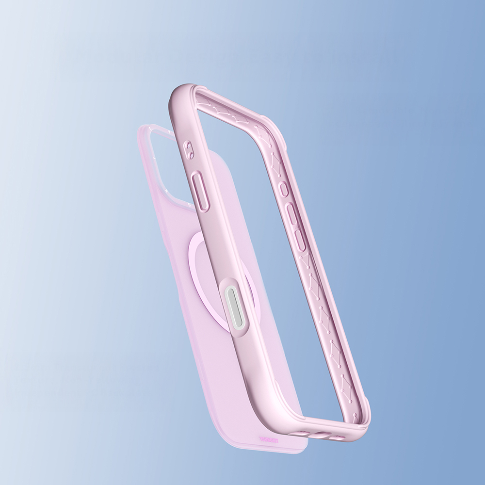 Apple iPhone 16 Pro Uyumlu Kılıf M-safe Şarj Özellikli Youngkit Macaroon Serisi Kapak - 29