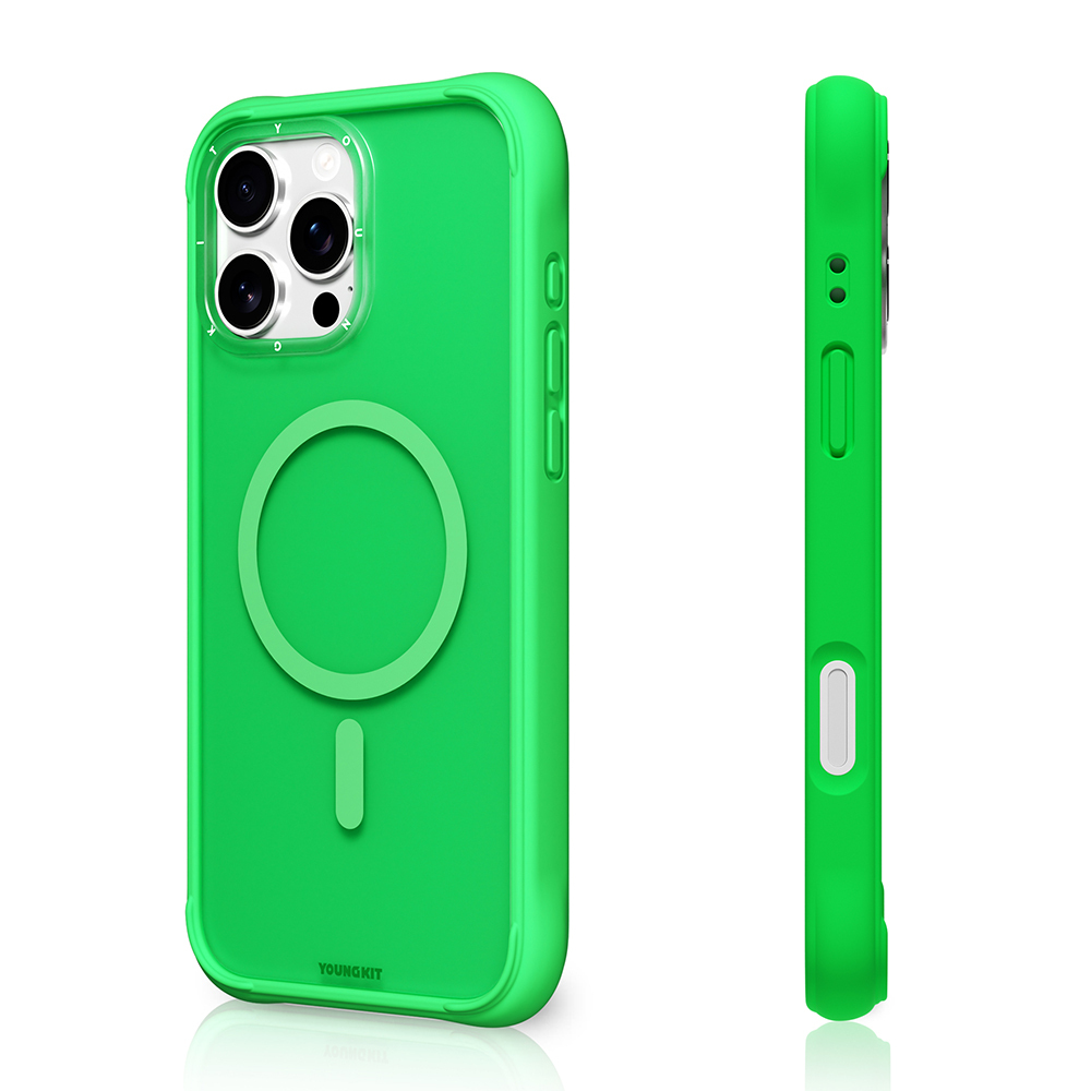 Apple iPhone 16 Pro Max Uyumlu Kılıf M-safe Şarj Özellikli Youngkit Macaroon Serisi Kapak - 5