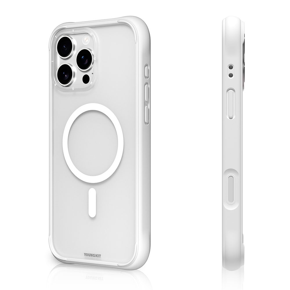 Apple iPhone 16 Pro Max Uyumlu Kılıf M-safe Şarj Özellikli Youngkit Macaroon Serisi Kapak - 8