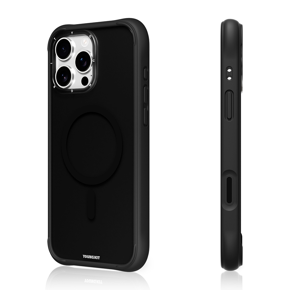 Apple iPhone 16 Pro Max Uyumlu Kılıf M-safe Şarj Özellikli Youngkit Macaroon Serisi Kapak - 9