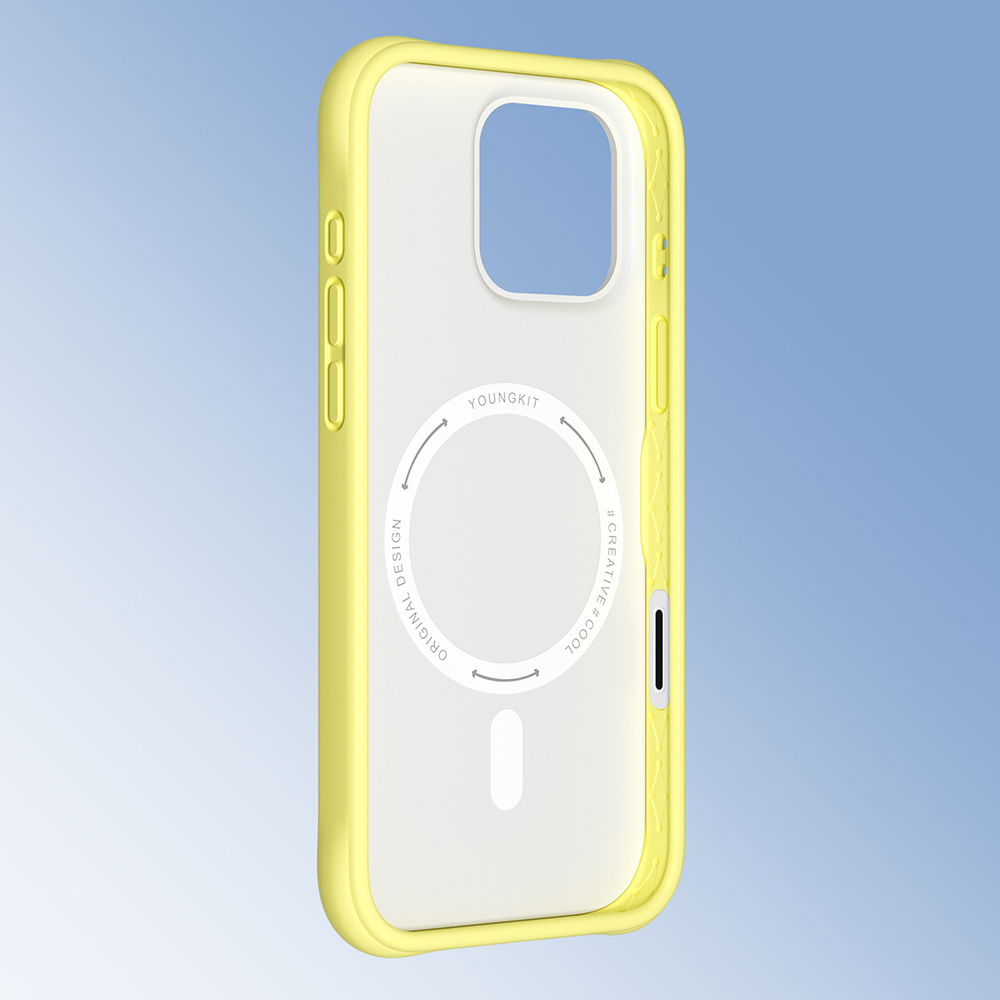 Apple iPhone 16 Pro Max Uyumlu Kılıf M-safe Şarj Özellikli Youngkit Macaroon Serisi Kapak - 15