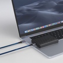 Qgeem QG03 Type-C to Type-C PD 40G 8K@60Hz Data Kablosu 240W 1.5M - 2