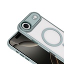 Apple iPhone 17 Air Kılıf Wireless Şarj Özellikli Zore Krom M-safe Silikon Kapak - 9