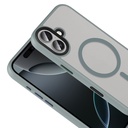 Apple iPhone 17 Kılıf Mat Arka Yüzey Wireless Şarj Özellikli Zore Flet M-safe Kapak - 2