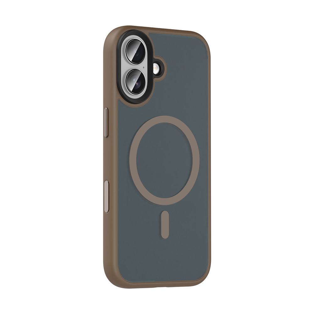 Apple iPhone 17 Kılıf Mat Arka Yüzey Wireless Şarj Özellikli Zore Flet M-safe Kapak - 9