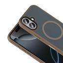 Apple iPhone 17 Kılıf Mat Arka Yüzey Wireless Şarj Özellikli Zore Flet M-safe Kapak - 10