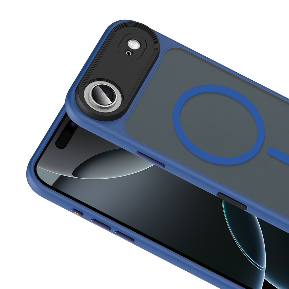 Apple iPhone 17 Air Kılıf Mat Arka Yüzey Wireless Şarj Özellikli Zore Flet M-safe Kapak - 2