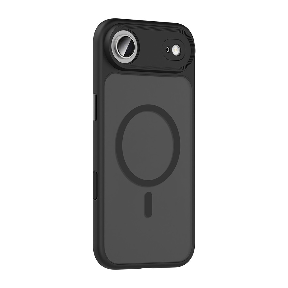 Apple iPhone 17 Air Kılıf Mat Arka Yüzey Wireless Şarj Özellikli Zore Flet M-safe Kapak - 6