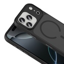 Apple iPhone 17 Pro Kılıf Mat Arka Yüzey Wireless Şarj Özellikli Zore Flet M-safe Kapak - 7