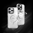 Apple iPhone 16 Pro Max Uyumlu Kılıf M-safe Şarj Özellikli Standlı Aksiyon Butonlu Youngkit Pivot Serisi Kapak - 4