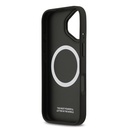 Apple iPhone 17 Kılıf BMW Orjinal Lisanslı M-safe Şarj Özellikli Metal BMW ve M Logolu PU Karbon Tasarımlı Kapak - 3