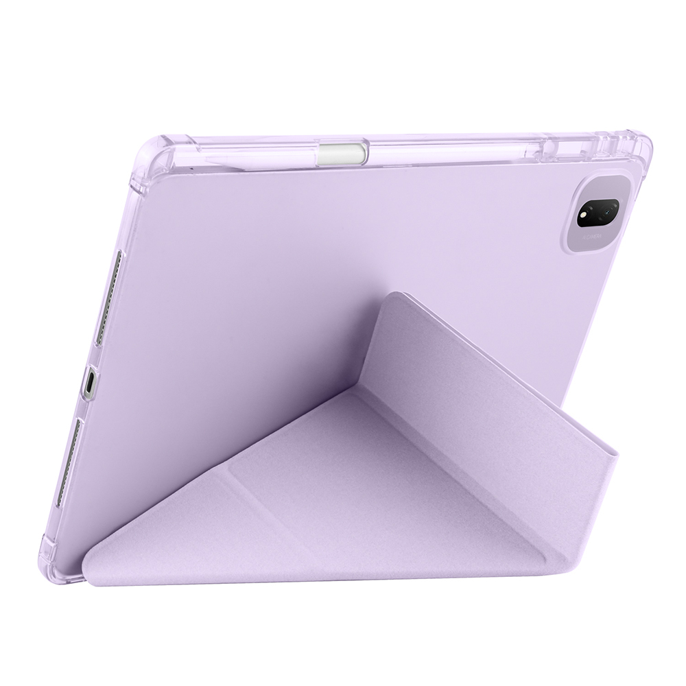 Honor MagicPad 2 Kılıf Zore Tri Folding Kalem Bölmeli Standlı Kılıf - 4