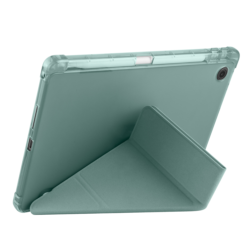 Lenovo Tab TB-311FU Kılıf Zore Tri Folding Kalem Bölmeli Standlı Kılıf - 20